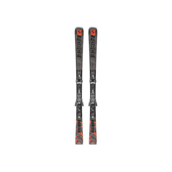 Salomon Set Ski Unisex E S/Force Ti.80 + Z12 Gw F (Negru/Rosu)