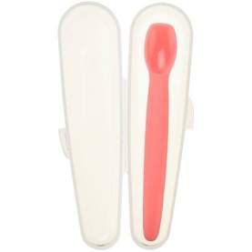 Lingurita din silicon+cutie - Din Din Smart Spoon - Innobaby - Pink