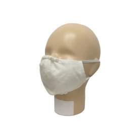 Masca pentru copii refolosibila, din bumbac organic, cu filtru - Iobio Popolini - Ecru