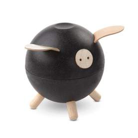 Black Piggy - Pusculita din lemn 