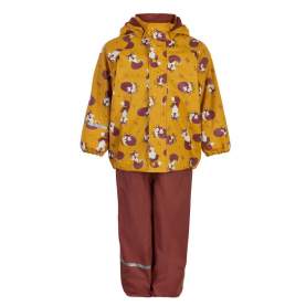 Red Fox - Set jacheta+pantaloni impermeabil cu fleece, pentru vreme rece, ploaie si vant - CeLaVi, 80 cm