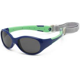 Flex - Navy Green - Ochelari de soare pentru copii -  Koolsun, 0-3 ani
