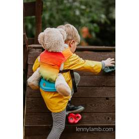 Marsupiu wrap conversion jucarie - Lenny Lamb - Rainbow Baby