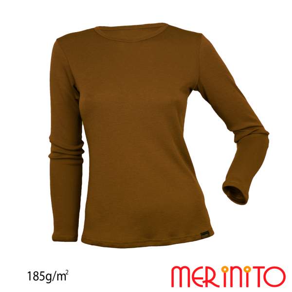 Bluza dama Merinito 185g 100% lana merinos